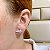 Brinco ear cuff aros zircônia prata 925 5230305 - Imagem 2