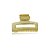 Piranha de cabelo Bianca retangular m dourado 05 288 - Imagem 1