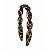 Tiara acrílico Bianca trançada animal print 20 010 - Imagem 1