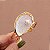 Bracelete Nádia Gimenes ostra esmaltada pérola ouro semijoia - Imagem 1