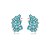 Brinco ear cuff Elaine Palma cristal fusion turmalina ródio semijoia - Imagem 1