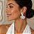 Brinco SD Sheila Morais ear cuff laço prateado - Imagem 2