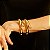 Bracelete Rosana Bernardes metal dourado - Imagem 4