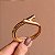 Bracelete Rosana Bernardes metal dourado - Imagem 1