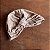 Touca turbante tecido bege - Imagem 4