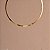 Colar aro choker metal ouro semijoia 7299 - Imagem 1