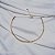 Colar aro choker metal ouro semijoia 7299 - Imagem 4