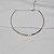 Colar aro choker metal ródio semijoia 7299 - Imagem 4