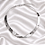 Colar Choker Aro Torcido Ródio Liso Semijoia - Imagem 1
