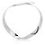 Colar aro choker metal torcido ródio semijoia 48015 - Imagem 1