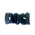 Tic tac couro preto com cristais - Imagem 4