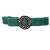 Presilha laço veludo verde com cristais - Imagem 4