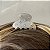 Piranha de cabelo acetato prata com cristais - Imagem 1