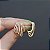 Brinco ear hook 7 aros zircônia ouro semijoia E200166 - Imagem 6
