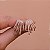 Brinco ear hook 7 aros zircônia ouro semijoia E200166 - Imagem 3