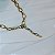 Colar choker Claudia Arbex elos cristais ouro vintage - Imagem 8