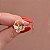 Brinco flor ouro semijoia 1064 - Imagem 4