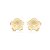 Brinco flor ouro semijoia 1064 - Imagem 1