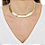 Colar aro grosso metal ouro semijoia 7299 - Imagem 1