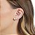 Brinco ear cuff pérolas ouro semijoia BA 5152 - Imagem 2