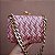 Clutch cetim entrelaçado rosa SW-0033 - Imagem 4