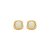 Brinco formas cristal olho de gato ouro semijoia BA 4780 - Imagem 1
