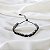 Pulseira Gravatinha Zircônia Black Ródio Negro Semijoia - Imagem 4