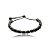 Pulseira Gravatinha Zircônia Black Ródio Negro Semijoia - Imagem 9
