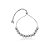 Pulseira gravatinha esferas ródio semijoia 3654101 - Imagem 1