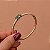 Bracelete zircônia verde ouro semijoia PU 954 - Imagem 3