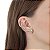 Brinco ear cuff gotas ouro semijoia BZ21387AU - Imagem 2
