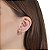 Brinco ear hook zircônia ouro semijoia BZ21547AU - Imagem 2