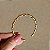 Bracelete aro torcido ouro semijoia - Imagem 3