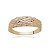 Bracelete texturizado ouro semijoia - Imagem 4