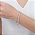 Pulseira gravatinha corações pérolas zircônia ródio semijoia 23k04008 - Imagem 2