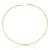 Colar aro choker canutilhos ouro semijoia 9791 - Imagem 1