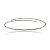 Colar aro choker canutilhos ródio semijoia 9791 - Imagem 3