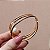 Bracelete aros curvados pérolas zircônias coloridas ouro semijoia HY 507 - Imagem 4