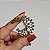 Brinco ear cuff Claudia Arbex encaixe cristais fumê ouro vintage - Imagem 1