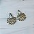 Brinco Claudia Arbex gota cristais fumê ouro vintage - Imagem 3