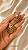 Brinco Claudia Arbex gota cristais fumê ouro vintage - Imagem 3