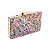 Clutch retangular pedrarias coloridas RY2206 - Imagem 1