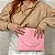 Bolsa carteira palha rosa - Imagem 6