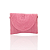 Bolsa carteira palha rosa - Imagem 1