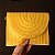 Bolsa carteira palha amarela - Imagem 1