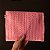 Bolsa carteira palha rosa - Imagem 2