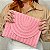 Bolsa carteira palha rosa - Imagem 6