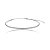 Colar aro choker zircônia ródio semijoia 7763 - Imagem 1