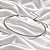 Colar Aro Choker Zircônia Ródio Semijoia 7763 - Imagem 1