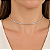 Colar Aro Choker Zircônia Ródio Semijoia 7763 - Imagem 2